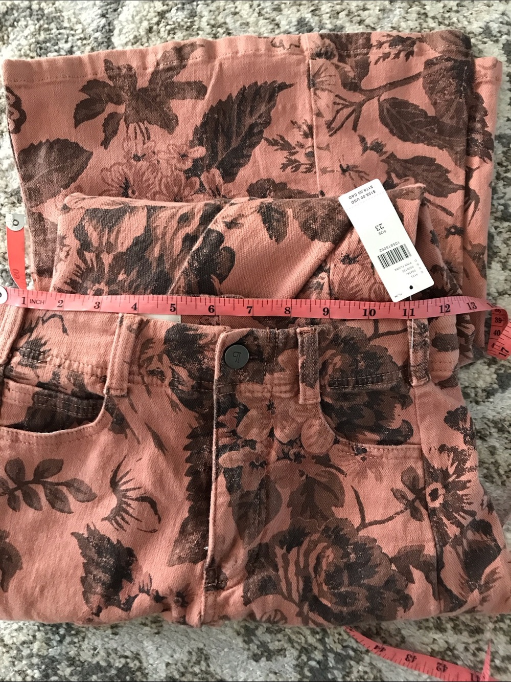 Anthropologie Pilcro Adi Mid-Rise Clean-Hem Flare Wide Leg Pants in Sz 23-24 XXS - Picture 15 of 15